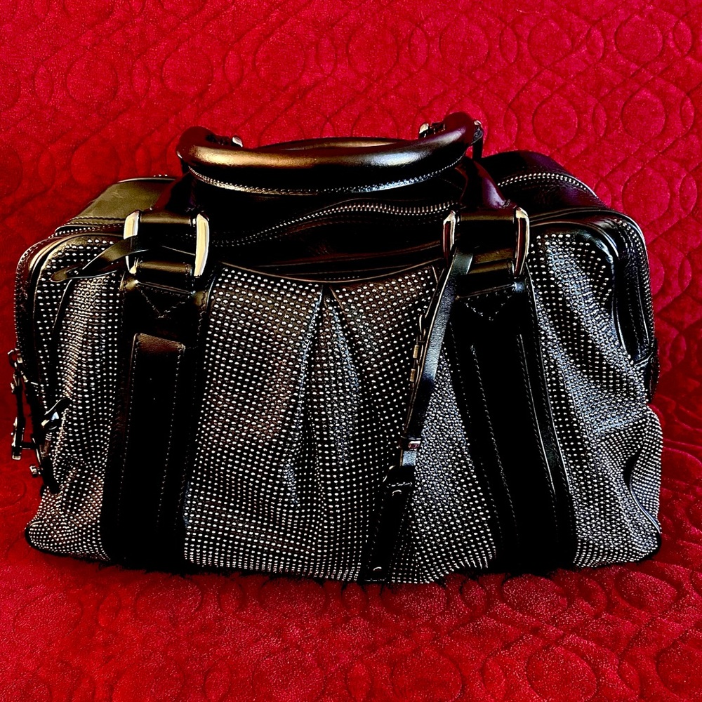 AUTHENTIC Burberry Prorsum Satchel Bag A/W 2007 Runaway Studded KNIGHT Satchel